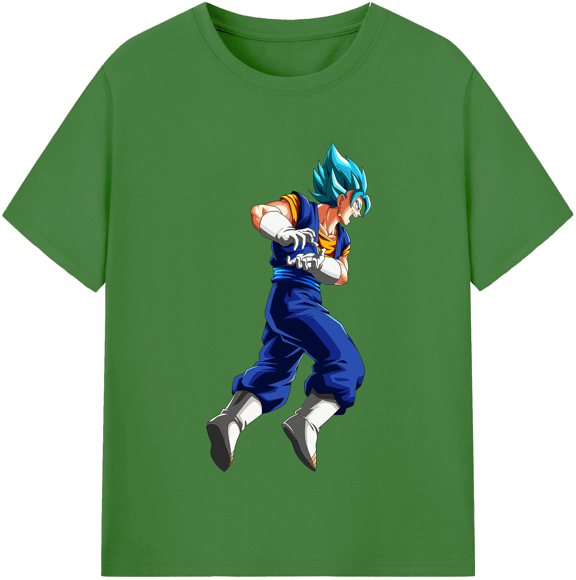 （画像用） ドラゴンボール ベジット DRAGON BALL Vegetto レディースカジュアルプリントTシャツ（綿100％）